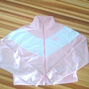 Nike Youth Lg Crop zip up warm up jacket